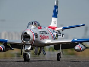 FMS EDF Jet 80mm F-86 Sabre Skyblazer - 1220mm - PNP-Set - FMS143PBU