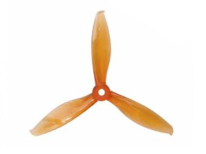 Gemfan 5149 - 5.1x4.9 Flash 3-Blatt FPV Race Propeller - Clear Orange
