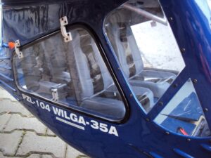 Seitenscheibe RECHTS  Wilga 50ccm Skysun Hobbies