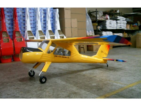 PZL-104 Wilga 100ccm, Spw. 3000mm, gelb, ARF-Modell von Skysun Hobbies – Bild 2