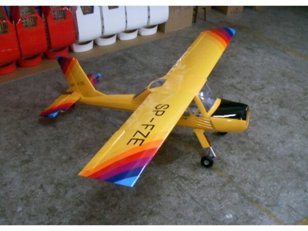 PZL-104 Wilga 100ccm, Spw. 3000mm, gelb, ARF-Modell von Skysun Hobbies – Bild 4