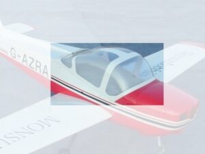 Kabinenhaube rot zu Monsun BO 209, Spw 2540mm, Skysun Hobbies