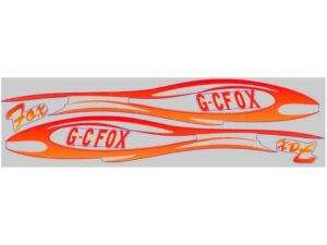 Aufkleber / Sticker zu Elektrosegler Fox V2, 2320mm, MT304 V2, FMS