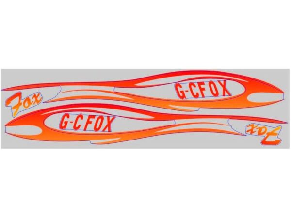 Aufkleber / Sticker zu Elektrosegler Fox V2, 2320mm, MT304 V2, FMS