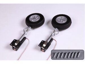 Hauptfahrwerk mit Modul zu Mustang P-51D, 1700mm, FMS - SG208