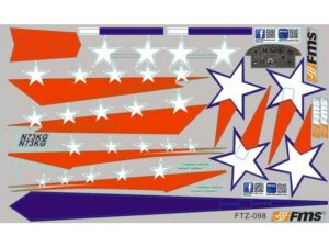 Aufkleber / Sticker zu Extra 300, 1300mm, FMS - SZ120