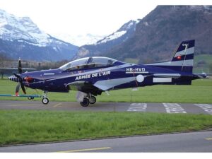 PC-21 1/4 JMB Turboprop - L 2880mm Spw 2400mm -  blau