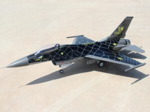 F-16 Fighting Falcon Turbinen Jet 1/5, Spw 2115mm, ARF ohne EZFW, Pilot-RC