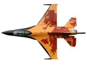F-16 Fighting Falcon Turbinen Jet 1/5, Spw 2115mm, ARF-Set mit EZFW, Pilot-RC
