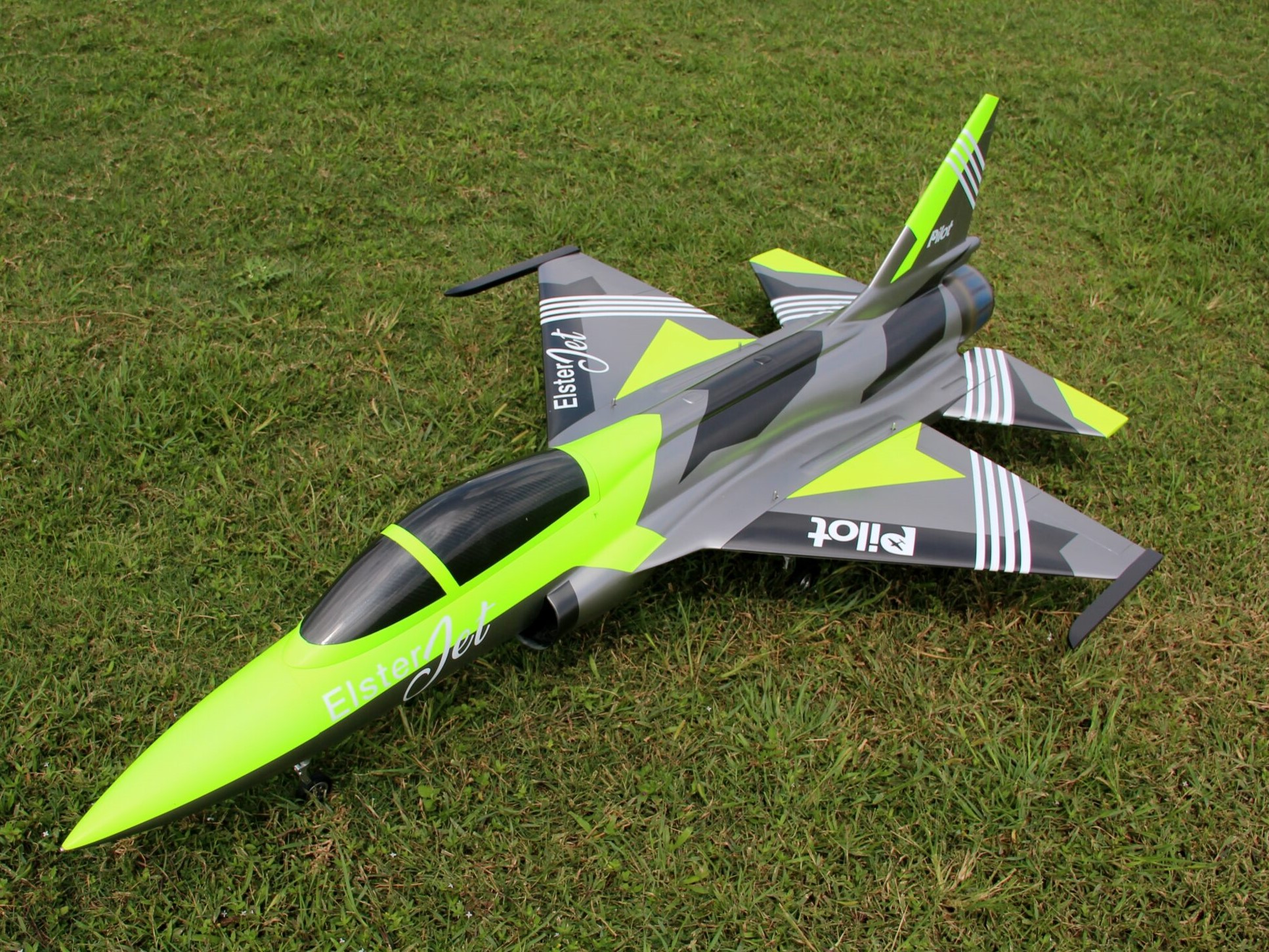 Elster Jet 2.2m FC1 - 3D-Turbinen Jet, Spw 1329mm, ARF-Set mit EZFW, Pilot-RC