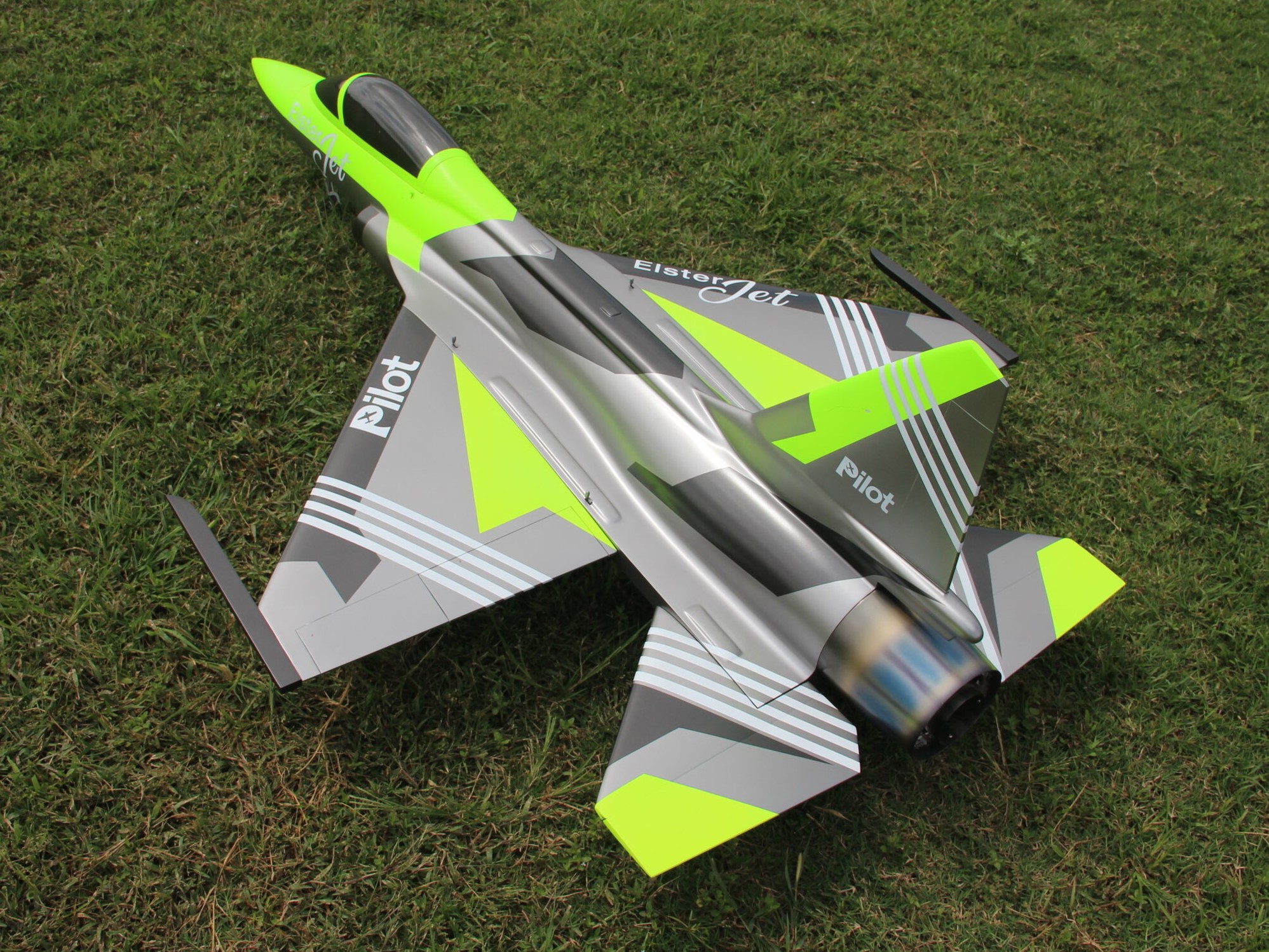 Elster Jet 2.2m FC1 - 3D-Turbinen Jet, Spw 1329mm, ARF-Set mit EZFW, Pilot-RC – Bild 2