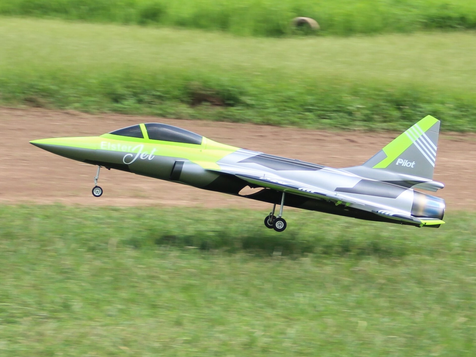 Elster Jet 2.2m FC1 - 3D-Turbinen Jet, Spw 1329mm, ARF-Set mit EZFW, Pilot-RC – Bild 4