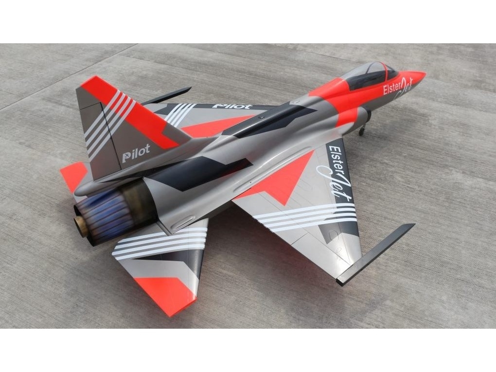 Elster Jet 2.2m FC1 - Turbine Ready - 3D-Turbinen Jet, Spw 1329mm, mit EZFW, Pilot-RC – Bild 3