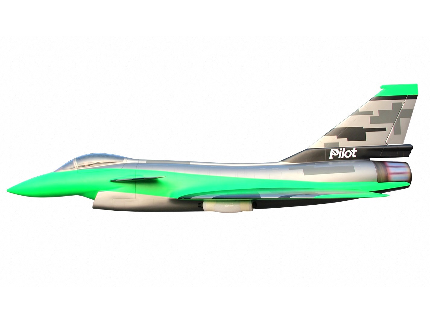 Chengdu J-10-B - 3D-Turbinen Jet, Spw 1677mm, ARF-Set, Pilot-RC – Bild 3