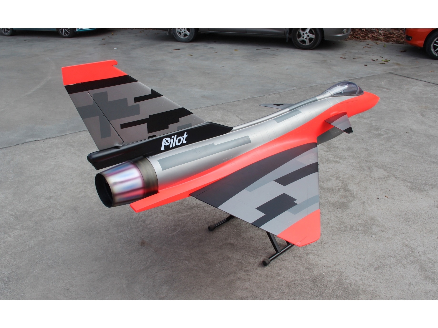 Chengdu J-10-B - Turbine Ready, 3D-Turbinen Jet, Spw 1677mm mit EZFW, Pilot-RC – Bild 2