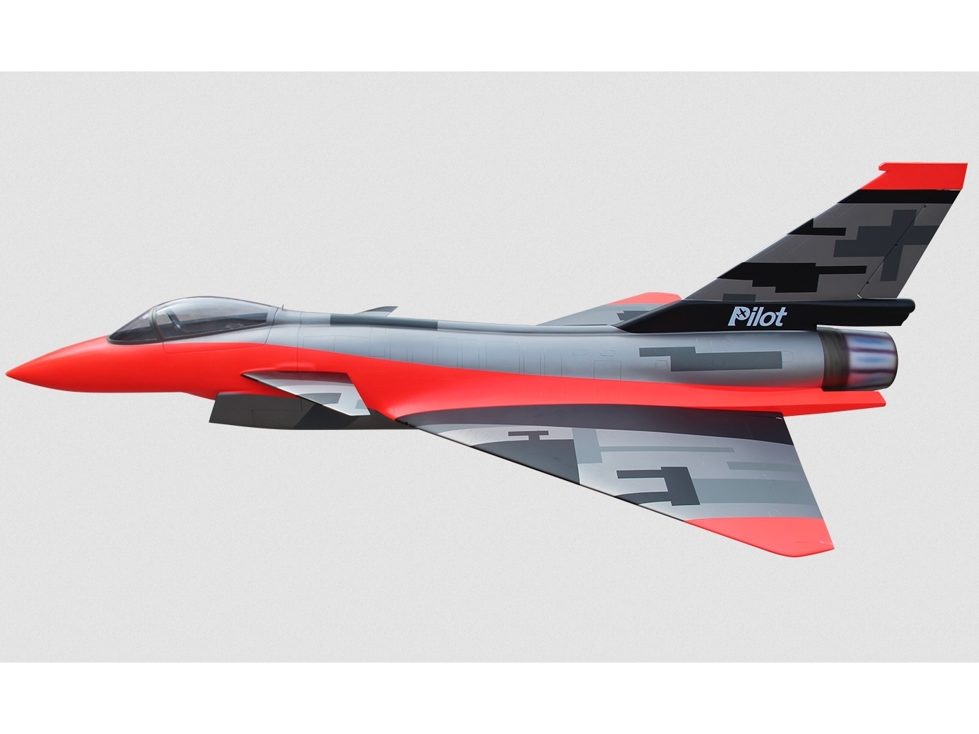 Chengdu J-10-B - Turbine Ready, 3D-Turbinen Jet, Spw 1677mm mit EZFW, Pilot-RC – Bild 5