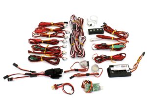 LED Beleuchtung zu Full Composite F-16 Turbinen Jet, Pilot-RC