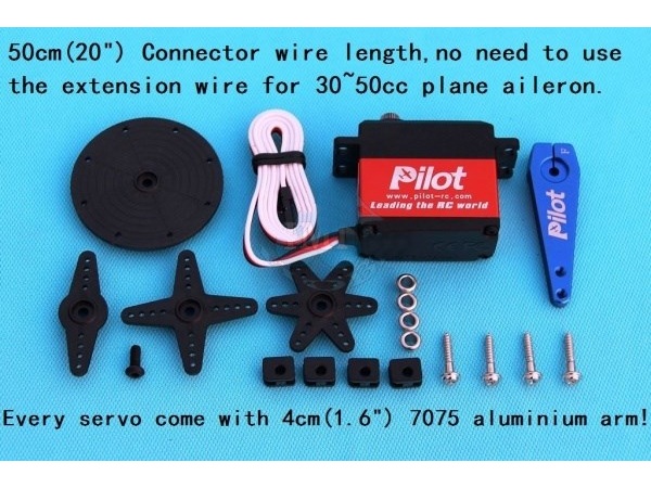 Digital Servo PW38AH, 76.3gr, 38kg Stellkraft, von Pilot-RC – Bild 3