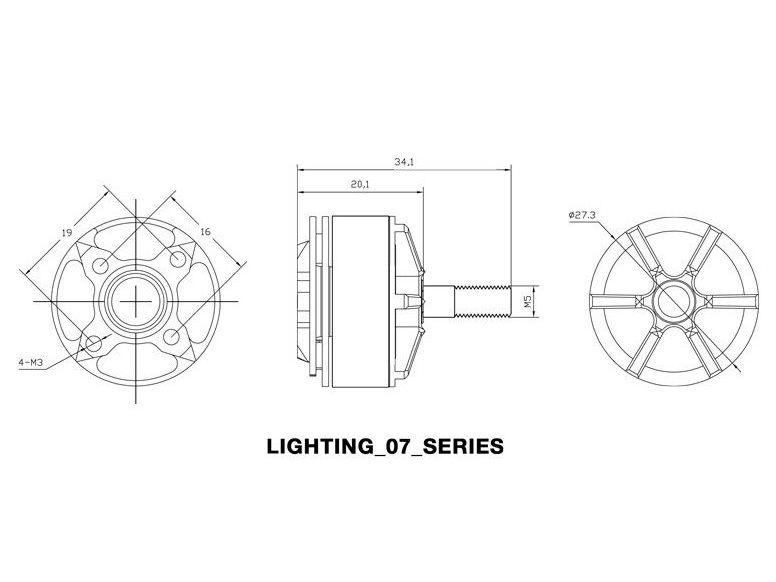 Xnova Lightning 2207-2300KV - FPV-Racing Motor – Bild 3