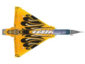 Mirage 2000, Spw 1225mm, Ready for Turbine - Vector-Version, HSDJETS