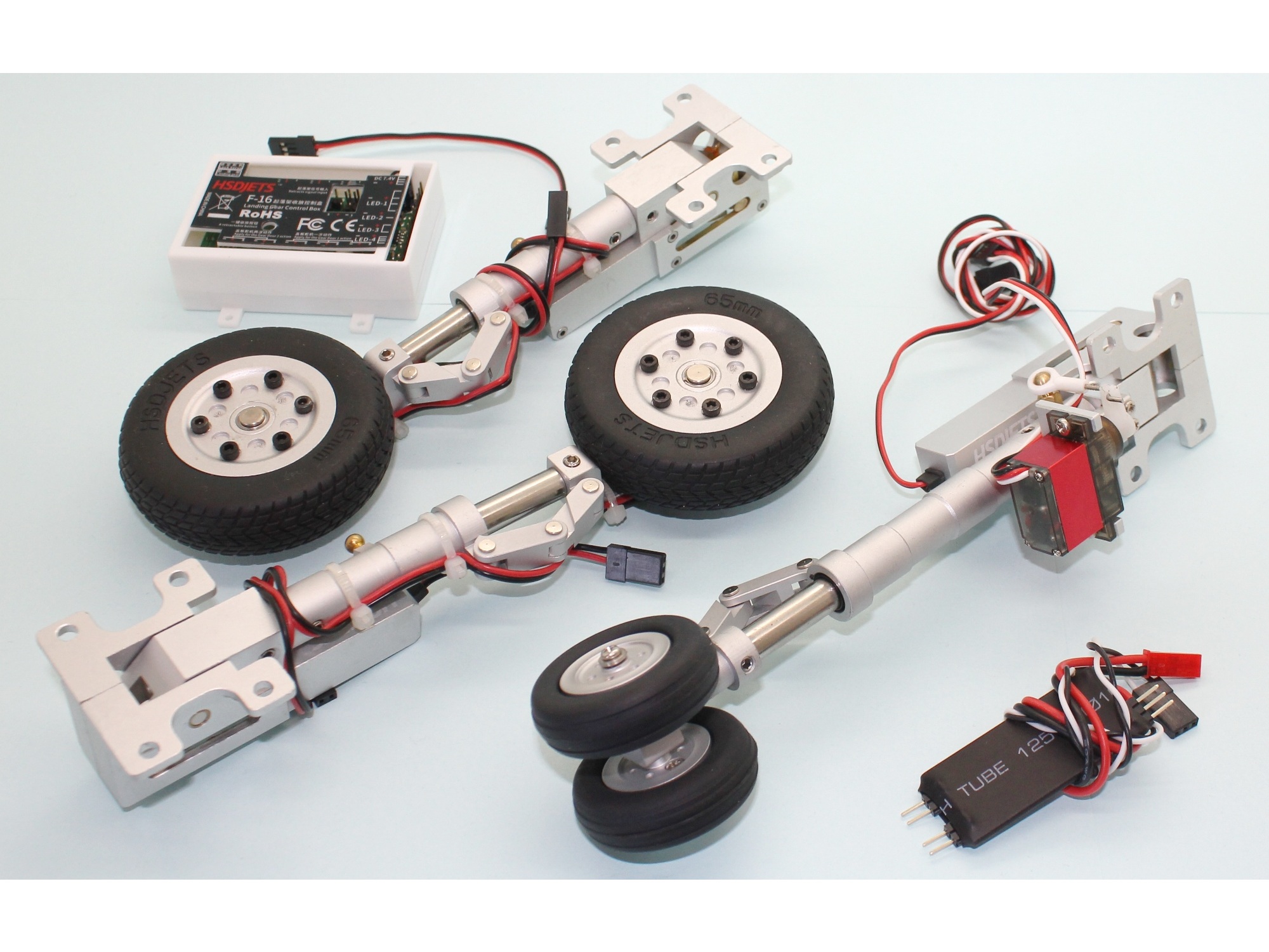 Einziehfahrwerk zu Mirage 2000, Spw 1225mm, HSDJETS