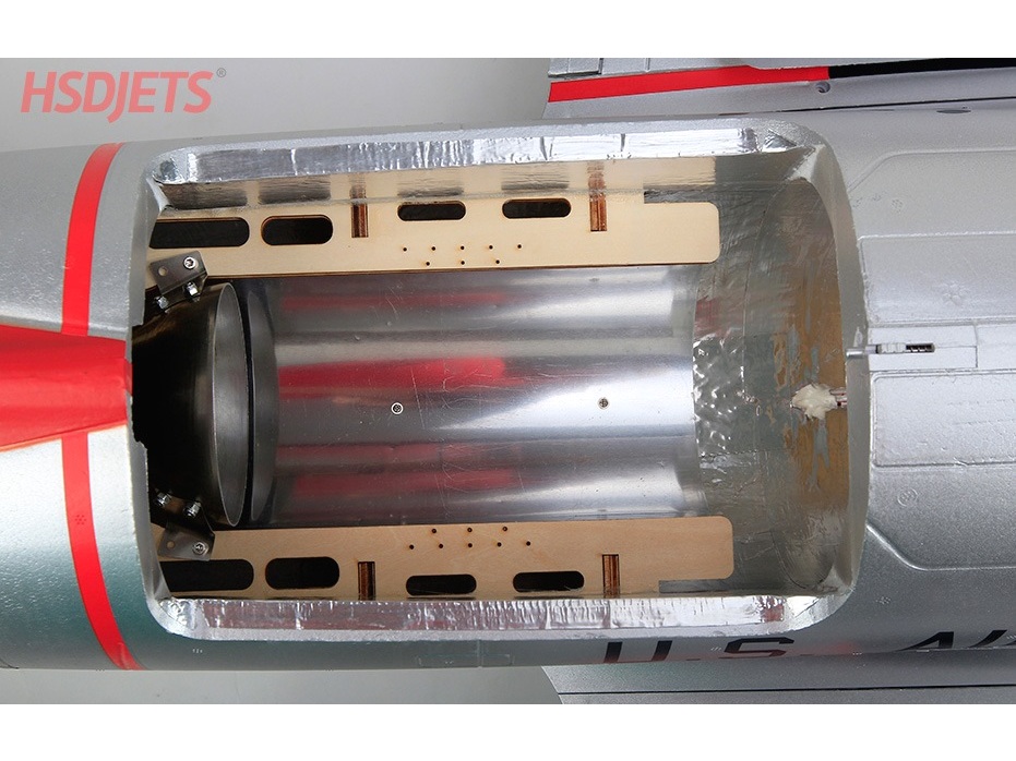 Turbo T-33 Thunderbird, Spw 2018mm, ready for Turbine, PNP-Set, HSDJets – Bild 6