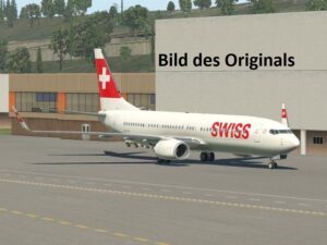 Full Composite Boeing 737, im Swiss-Design, Spannweite 2m, ARF-Modell von FlyFly