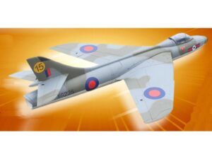 Rumpf zu Hawker Hunter Grau Impeller-Jet FlyFly