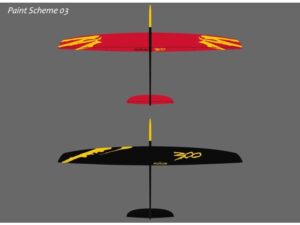 Voll GFK Segler F3B/F3F 300 - Spw 2900mm - RCRCM