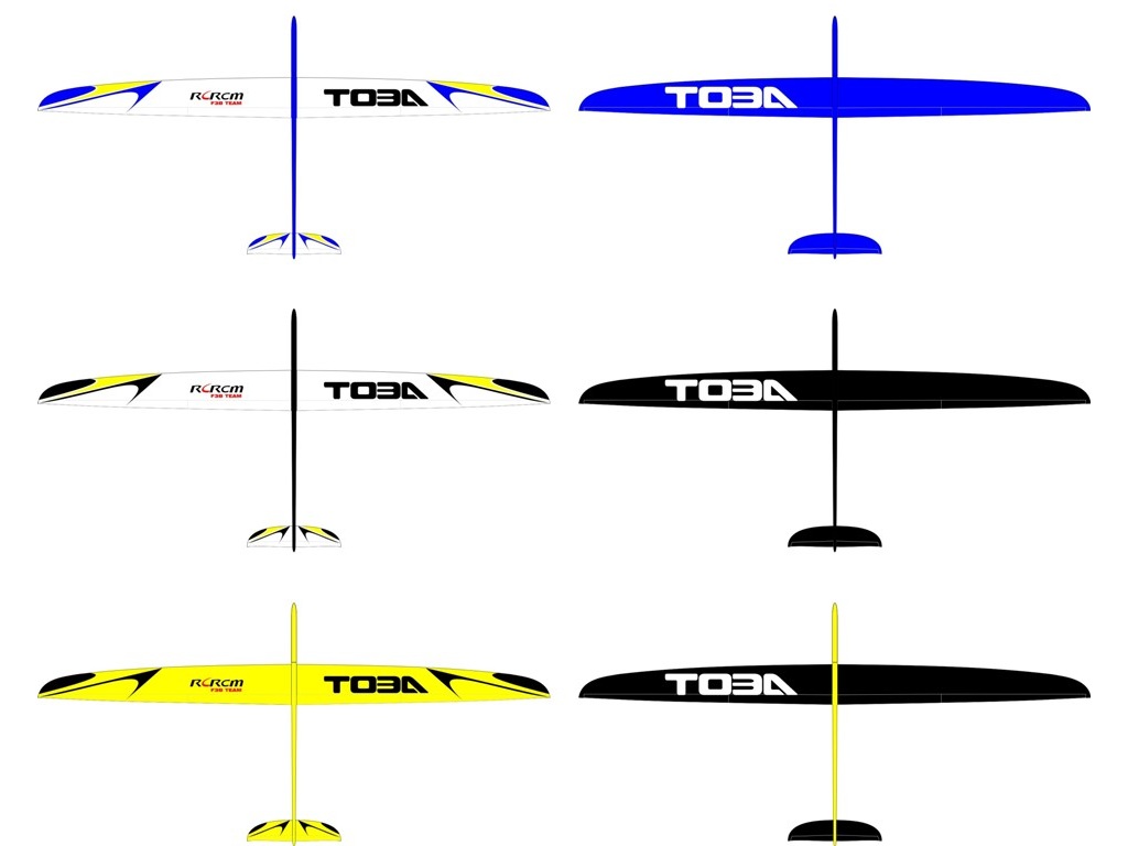 Voll GFK/CFK Segelflugmodell TOBA F3B 3085mm, RCRCM – Bild 4