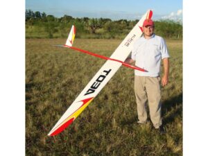 Voll GFK/CFK Segelflugmodell TOBA F3B 3085mm, RCRCM