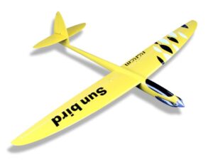 Voll GFK Elektrosegler Sunbird 60 - Spw 1520mm - RCRCM