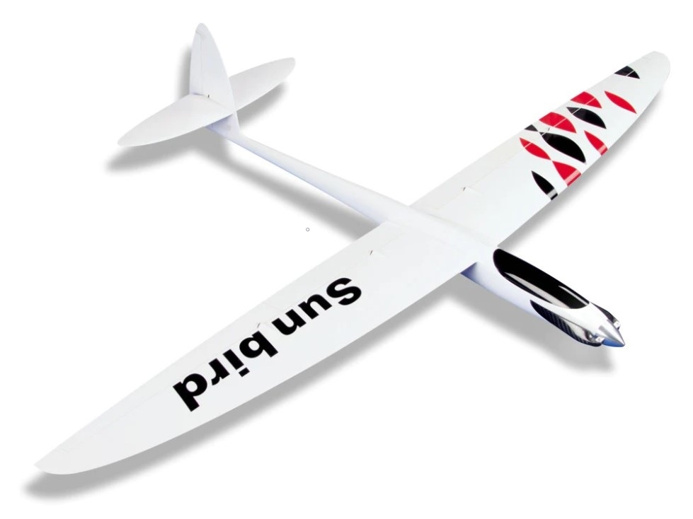 Voll GFK Elektrosegler Sunbird 60, Spw 1520mm, RCRCM