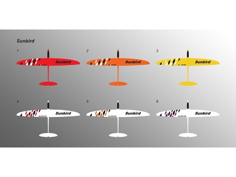 Voll GFK Elektrosegler Sunbird 60, Spw 1520mm, RCRCM – Bild 2