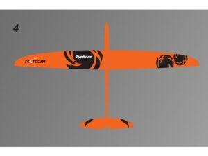 Voll CFK Elektrosegler Typhoon, Spw 2000mm, RCRCM