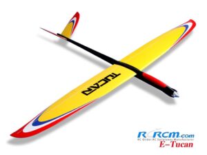 Voll GFK Elektrosegler Tucan, Spw 2000mm, RCRCM