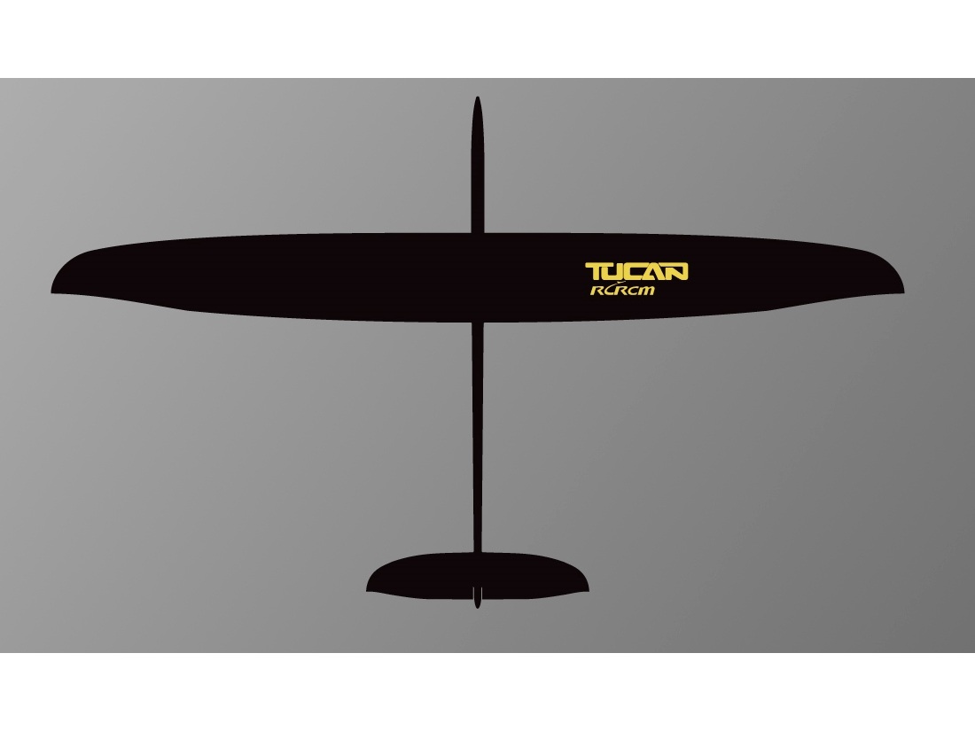 Voll GFK Elektrosegler Tucan, Spw 2000mm, RCRCM – Bild 2