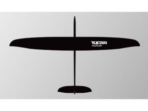 Voll GFK Elektrosegler Tucan, Spw 2000mm, RCRCM