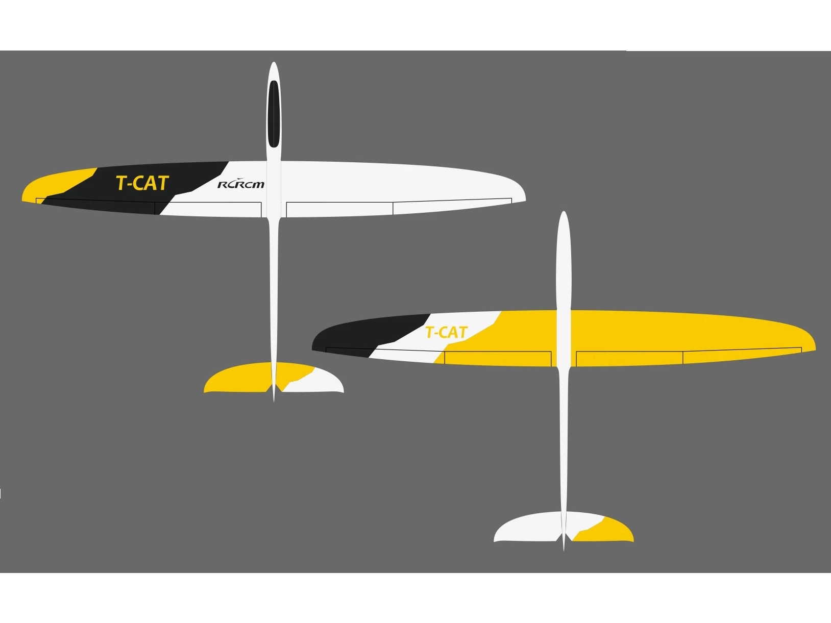 Voll GFK Segler T-Cat - Spw 1880mm - RCRCM