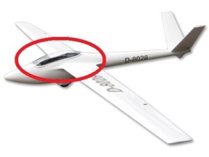 Kabinenhaube zu Segelflieger Salto, 2680mm von FlyFly