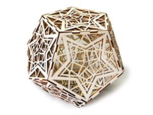 Real-Kit Standmodell: Round Star Light - KIT-Bausatz aus Balsaholz