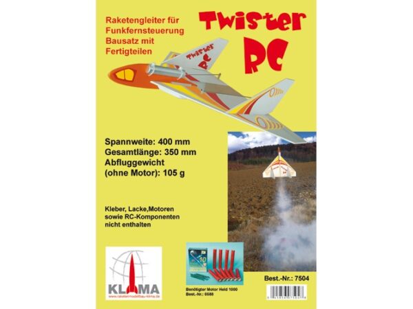 RC-Rakete - Twister RC - 350x400mm – Bild 2