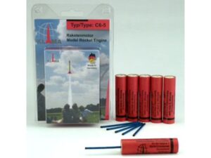Motor / Treibsatz C6-5 im 6er Set für Modellraketen inkl. Zündschnüre