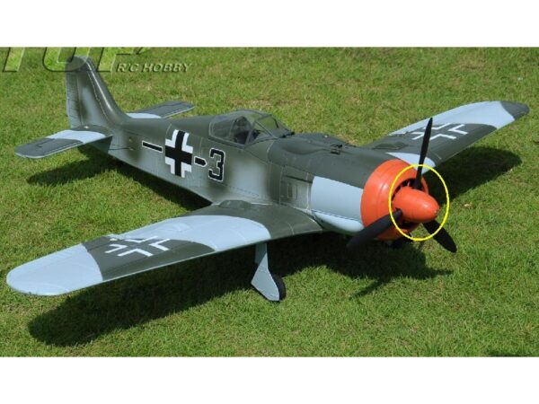 Spinner rot zu Focke Wulf FW190 A von Top Rc Hobby