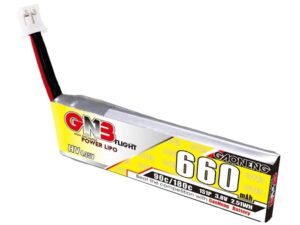 LiPo-Akku HV - 1S / 3.8V, 660mAh zu Beta75S, Emax Tinyhawk  usw.