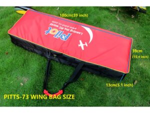 Tragetasche für Tragflächen / Flügeltasche zu Pitts Challenger 50ccm, Pilot-RC