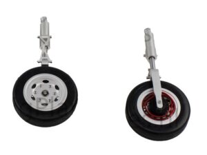 TopRC Model Haupt-Fahrwerksbein mit Rad, links zu Hawker Hunter