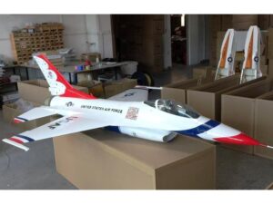 TopRC Model F-16 Thunderbird - Full Composite Scale Jet, Spw 1630mm, ARF-Set