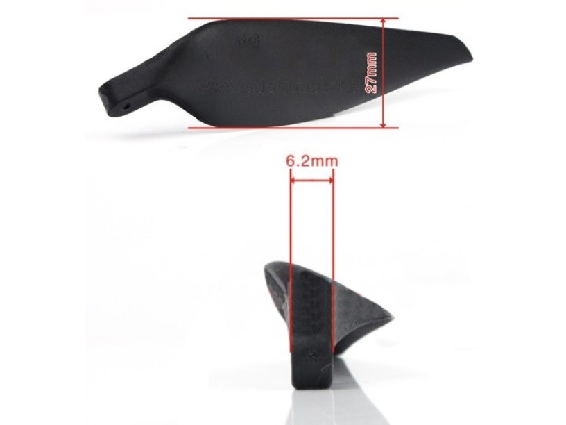 Klapp-Propeller / Luftschraube EMP Nylon 11x8 – Bild 2