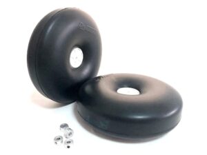 Foam-Gummi Ballonrad, 5.5 Zoll - 140x45mm - Set à 2 Stück - Dynam DY51551